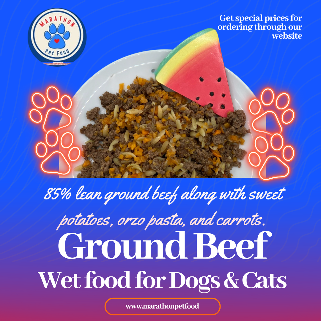 Ground Beef – Wet Food for Dogs & Cats