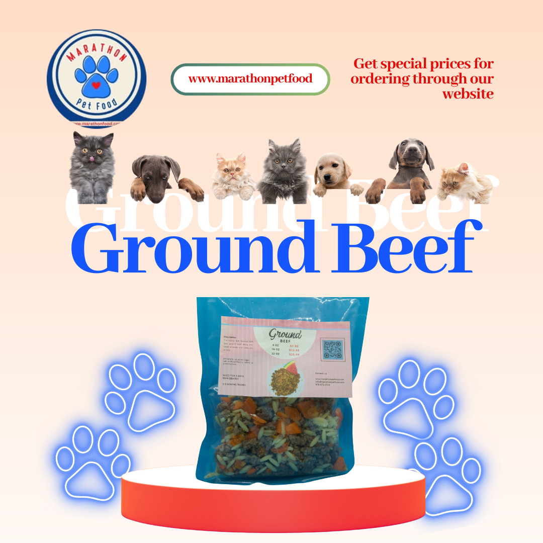 Ground Beef – Wet Food for Dogs & Cats