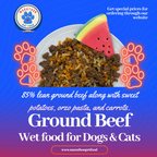 Ground Beef – Wet Food for Dogs & Cats