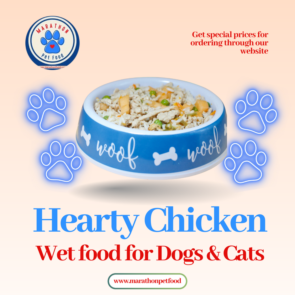 Hearty Chicken – Wet Food for Dogs & Cats
